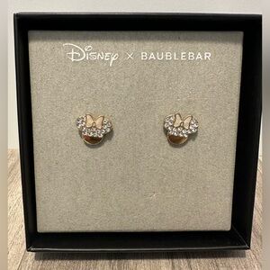 Bauble Bar Minnie Mouse Stud Earrings